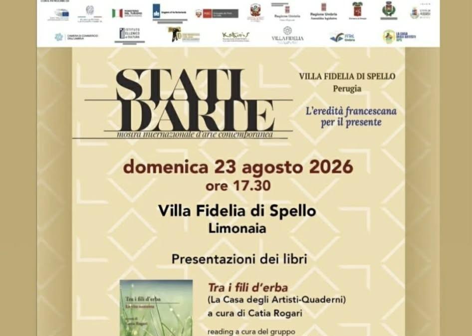 Monica Lucacci presenta domenica 23 agosto il libro "I Gemelli": appuntamento alle 17.30 a Villa Fidelia di Spello