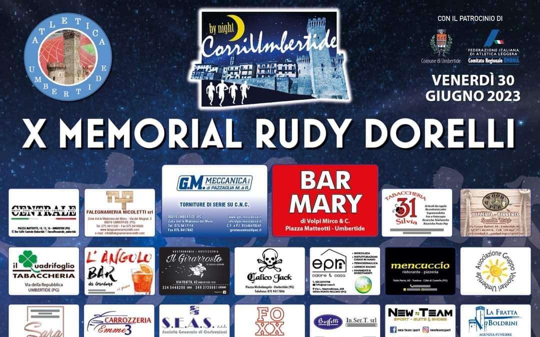 Venerdì si recupera la "CorriUmbertide by Night": queste le nuove norme sulle iscrizioni 