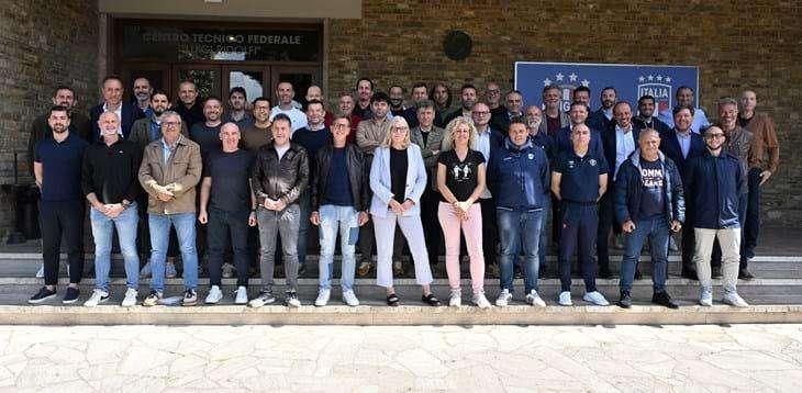 Abilitati dalla Figc a Coverciano i nuovi responsabili di settore giovanile