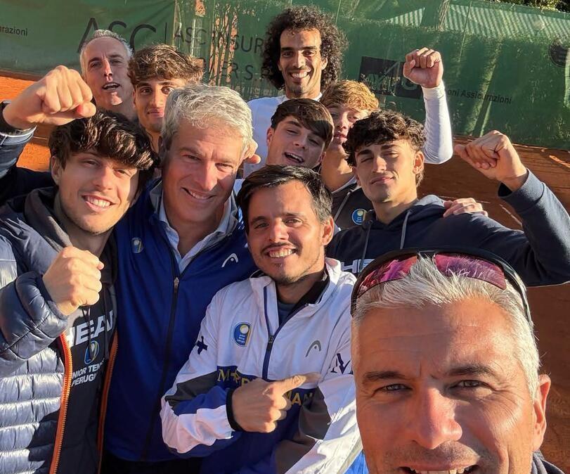 Lo Junior Tennis Perugia ha battuto Macerata nel campionato di A2: è la quarta vittoria di fila