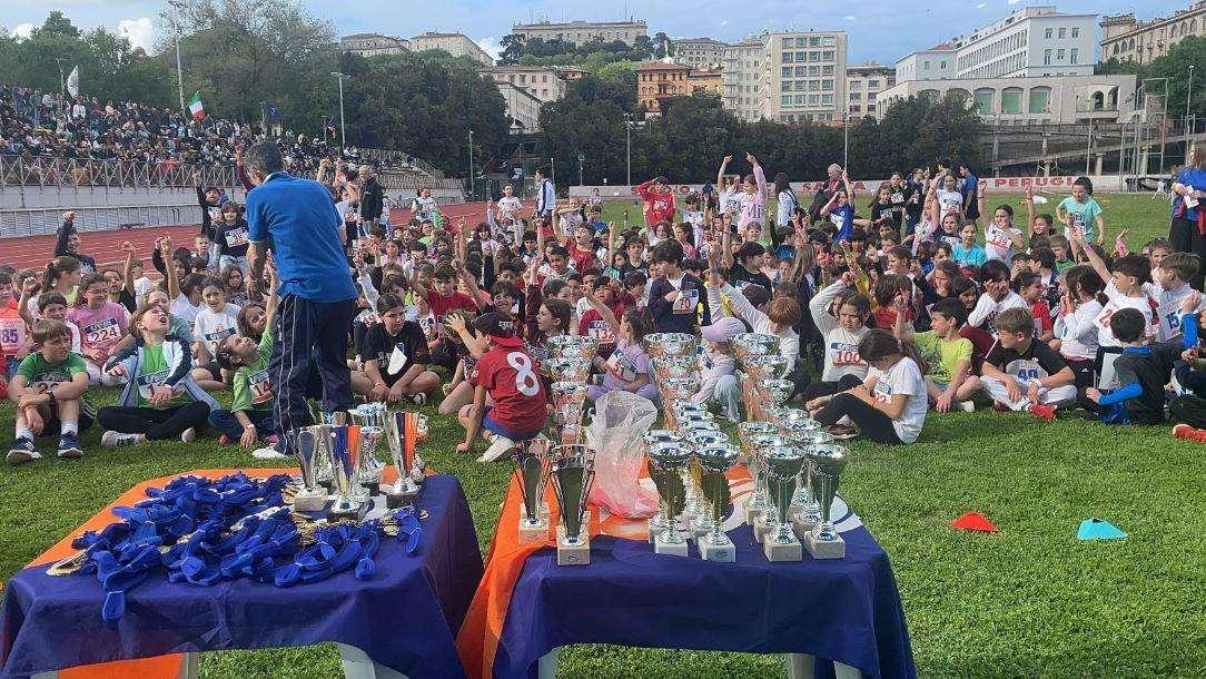 Tanto divertimento all'insegna del sano sport alla Miniolimpiade del CSI al Santa Giuliana di Perugia