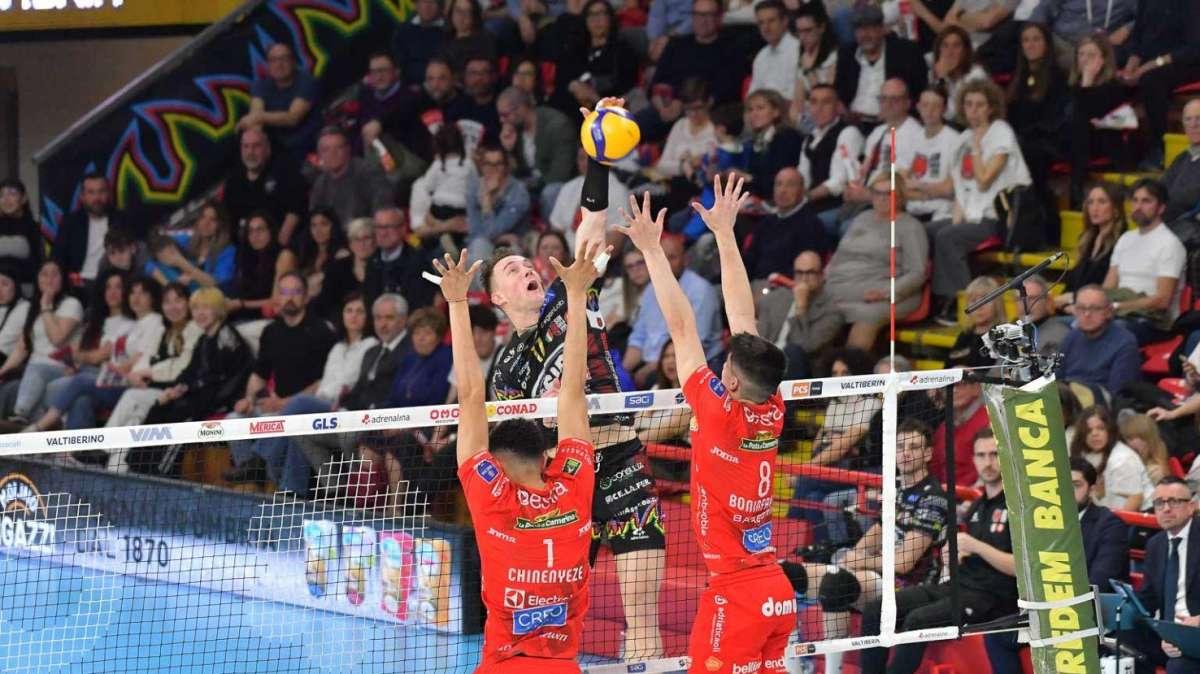 Sir Susa Vim Perugia - Cucine Lube Civitanova 3-0 (25-22, 25-19, 25-22): il tabellino