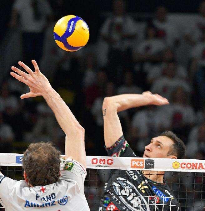 La Sir Safety Susa Perugia si gode il successo conquistato contro Milano