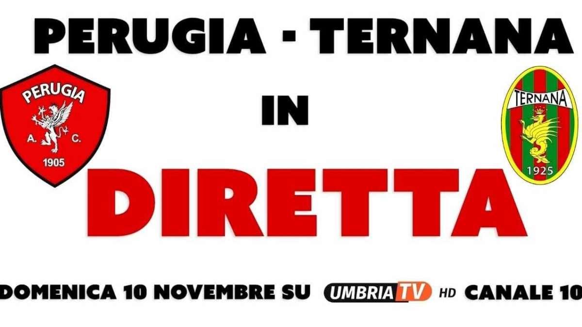 Il derby Perugia-Ternana sarà trasmesso in diretta domenica su Umbria Tv (canale 10)