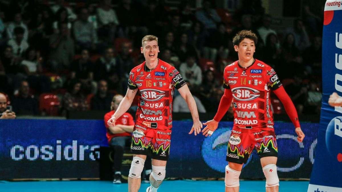 Domani la Sir Susa Vim Perugia in campo in anticipo al PalaPanini di Modena 