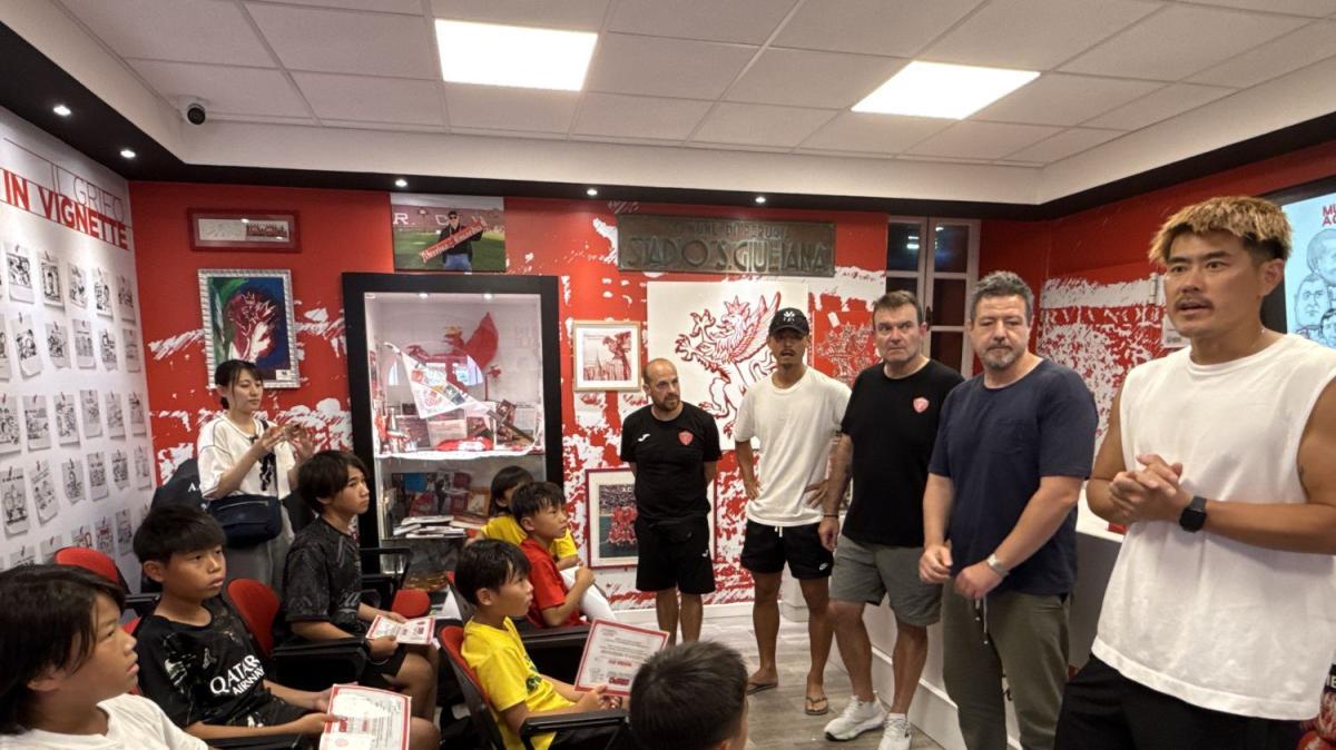 Alcuni giovani atleti giapponesi sono stati ospiti della scuola calcio del Perugia