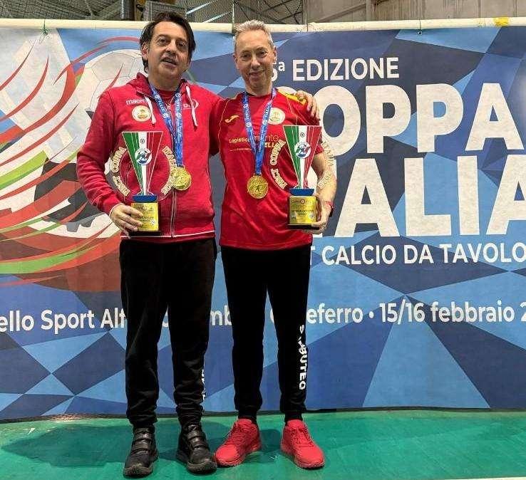 Due perugini trionfano nella Coppa Italia di Subbuteo: per Santanicchia c'è la nazionale?