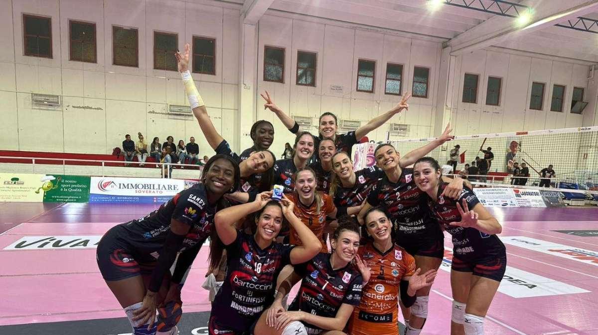 La Bartoccini Perugia in campo domani nell'A2 di volley femminile contro Pescara