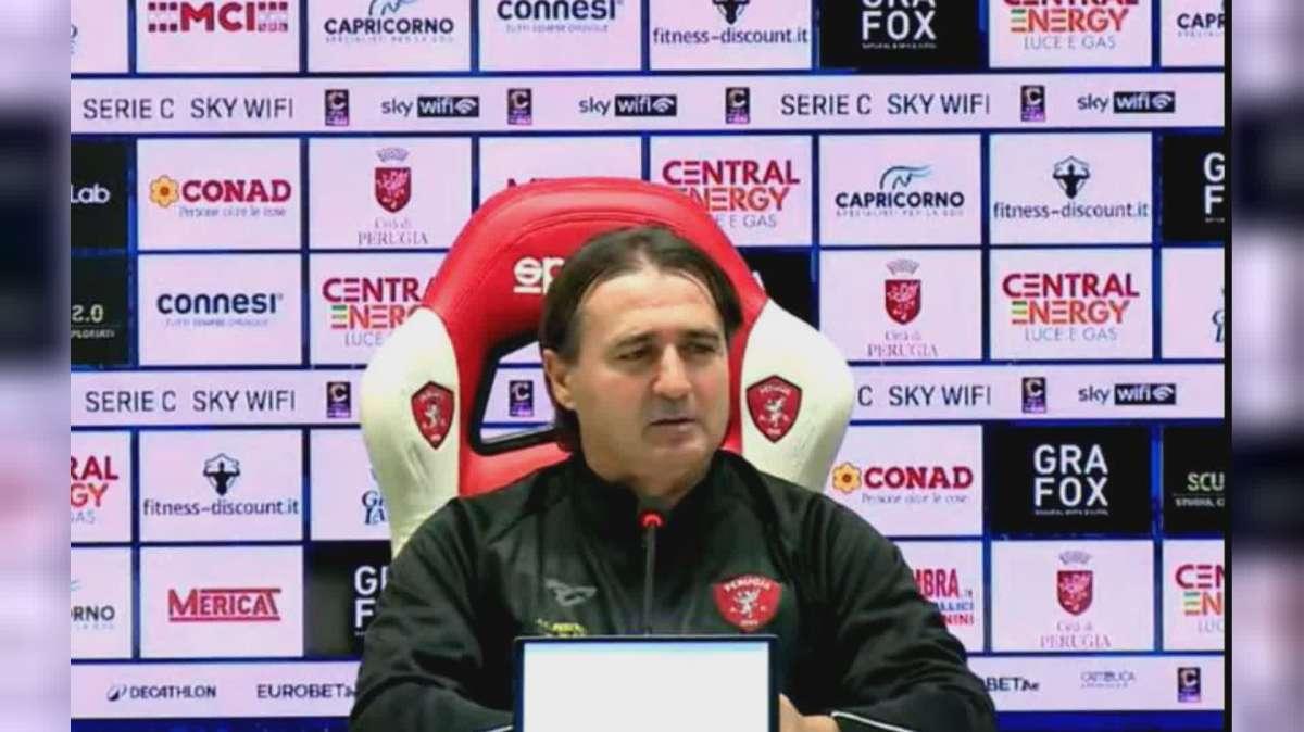 "La gara di Pontedera è un'altra tappa fondamentale per il Perugia, ma alla squadra chiedo di avere più coraggio"