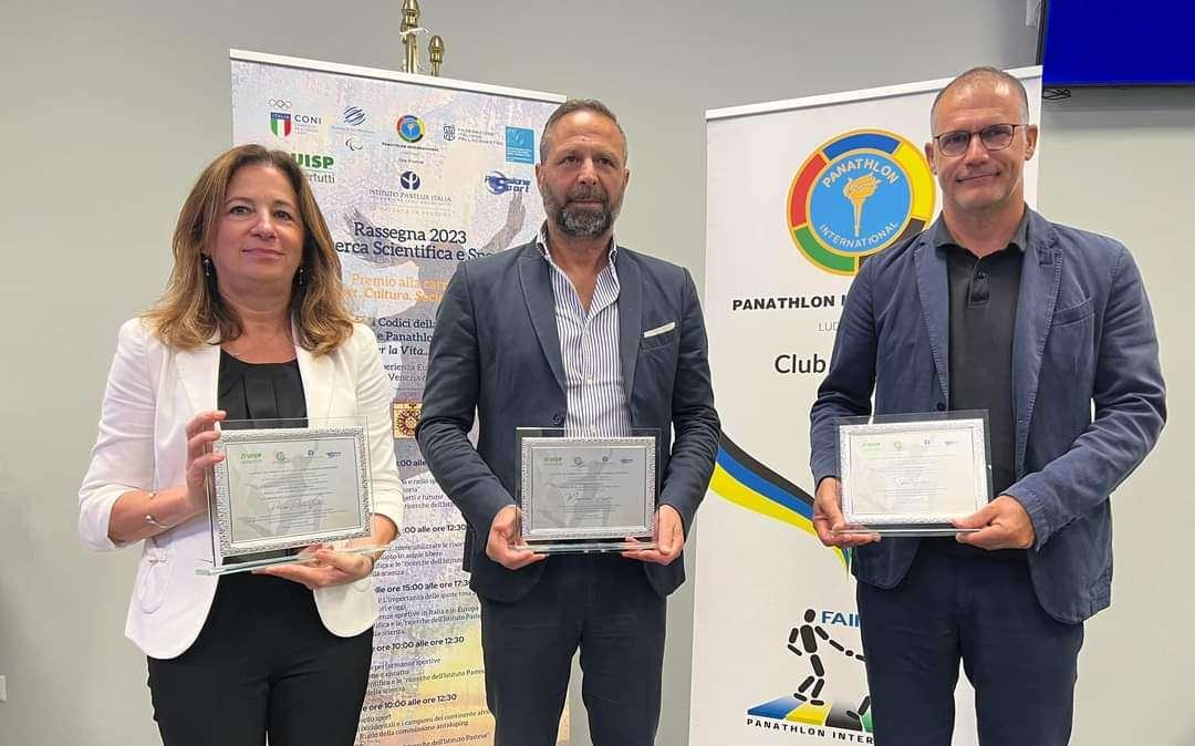 Premiato Santopadre "Esempio di dedizione, passione, fair play e grande spirito di squadra"