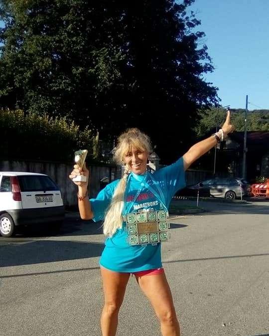 Loro ce l'hanno fatta! Per Carolina Agabiti e Giuliano Gennari 10 maratone in 10 giorni! Si avvicina il traguardo delle 300 maratone in carriera!