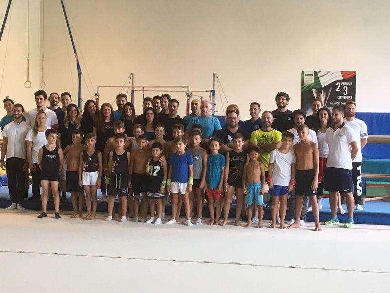 Successo per il raduno interregionale di ginnastica artistica maschile a Perugia