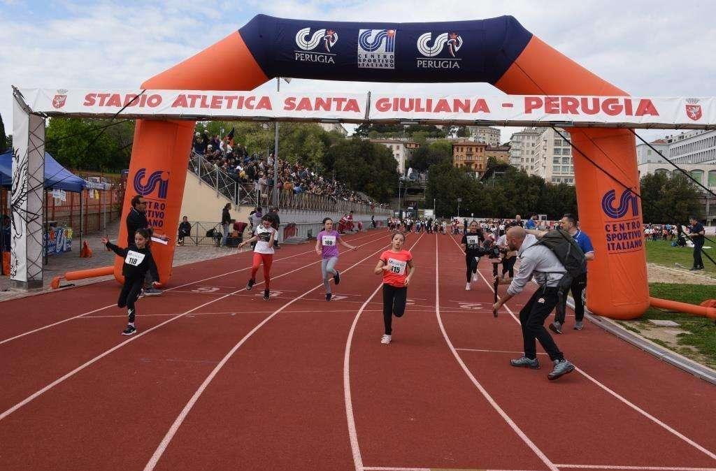 Ben riuscita la manifestazione di atletica del CSI al Santa Giuliana di Perugia