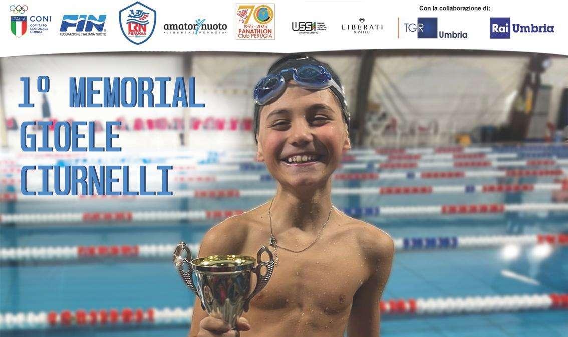 Domenica alla piscina Pellini di Perugia ci sarà il primo "Memorial Gioele Ciurnelli"