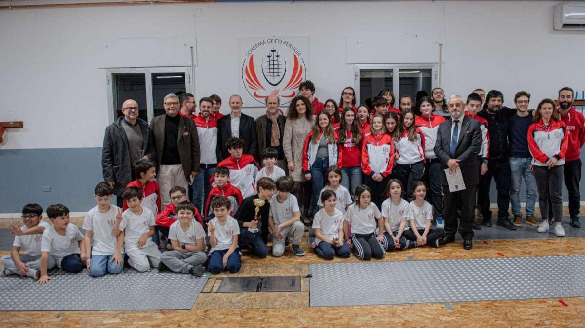 Inaugurata a Perugia la restraurata palestra di scherma di Montegrillo