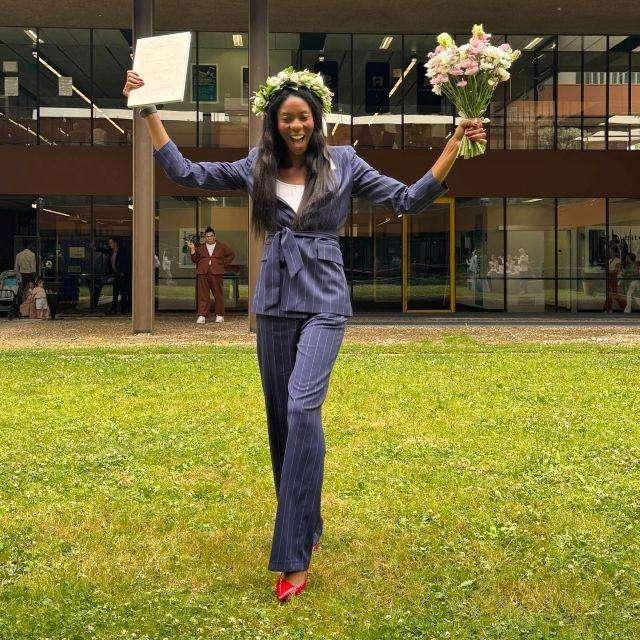 Il più bel traguardo per Stefania Okaka: l'ex pallavolista di Castiglione del Lago si è laureata in Scienze Tecniche Psicologiche