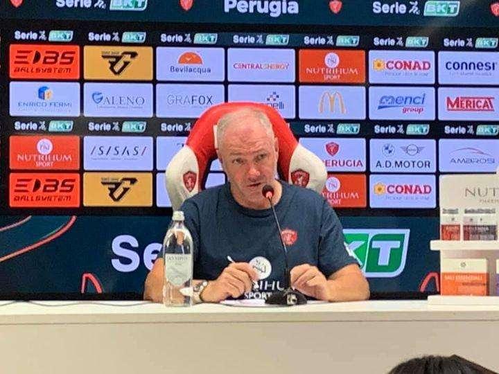 Alvini il pari con l'Alessandria... "Un punto importante per la crescita e la maturazione di questo Perugia"