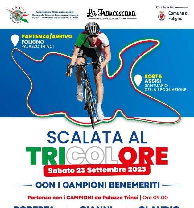 Sosta ad Assisi domani per gli ex campioni Gianni Bugno e Claudio Chiappucci alla "Scalata al Tricolore"