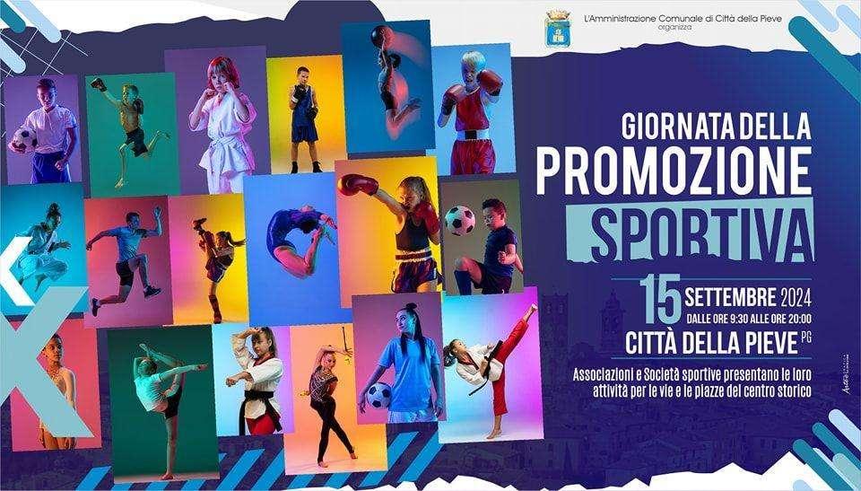 Città della Pieve si trasforma per una domenica nel "Villaggio dello Sport"