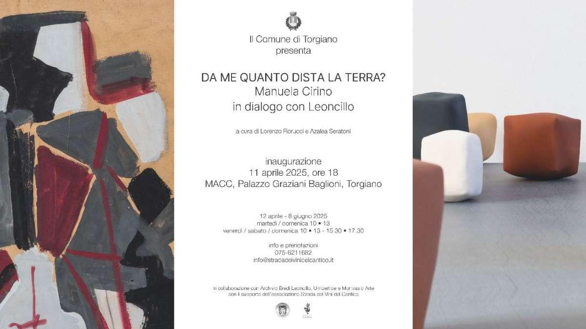 Dall'11 aprile a Torgiano la mostra "Da me quanto dista la terra? Manuela Cirino in dialogo con Leoncillo"