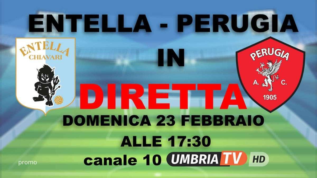 Con UmbriaTV domenica in diretta Virtus Entella-Perugia: si inizia alle 16.30 con il pre-partita
