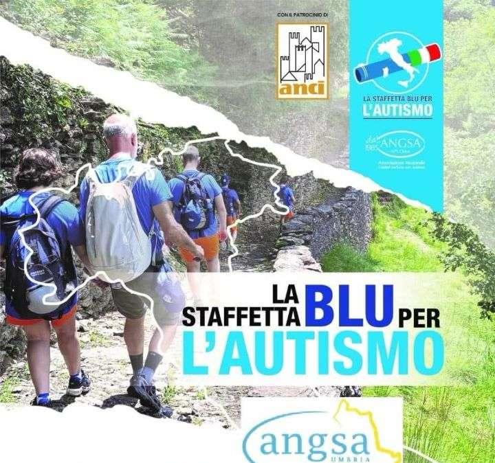 Oggi in Umbria la Staffetta Blu per l'autismo