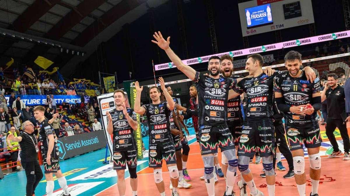 Così è andata la partita di ieri della Sir Safety Susa Perugia contro Verona