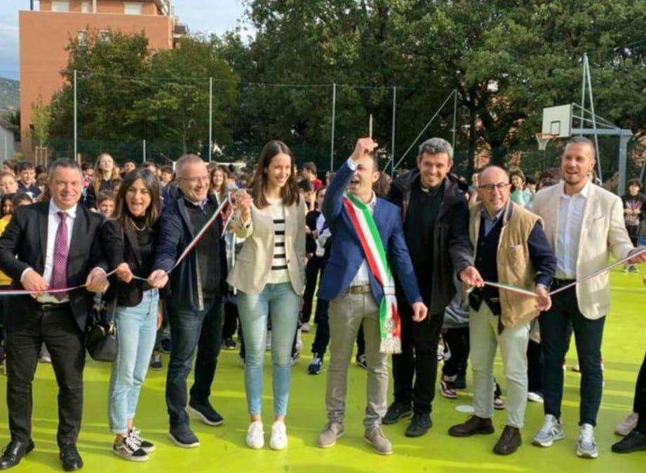Con 70mila euro il Comune di Corciano ha rimesso al nuovo il campetto polivalente di San Mariano
