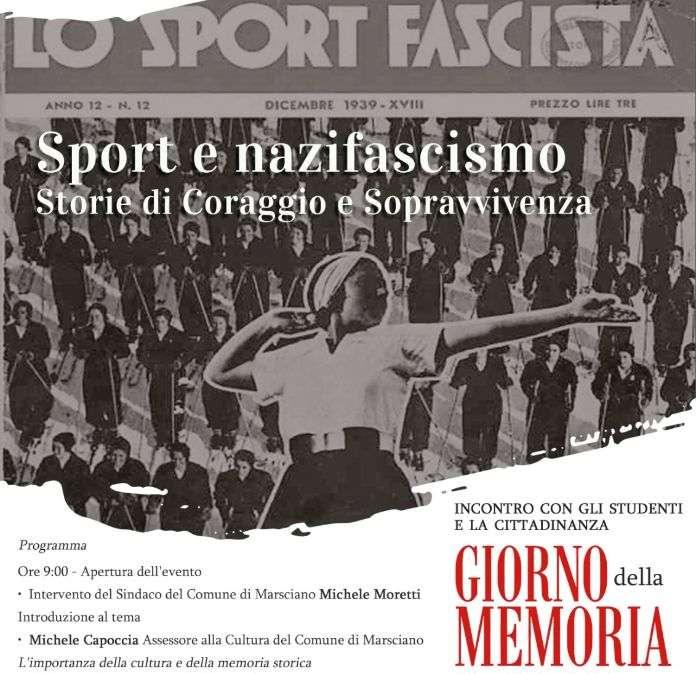 Lunedì a Marsciano si parlerà di "Sport e nazifascismo: storie di coraggio e sopravvivenza"