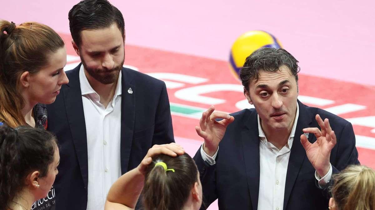 L'addio della Bartoccini Fortinfissini Perugia a Matteo Bertini e Matteo Freschi