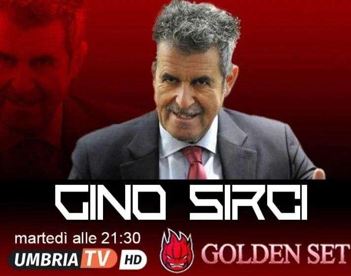 Gino Sirci ospite stasera a "Golden Set": alle 21.30 su Umbria Tv