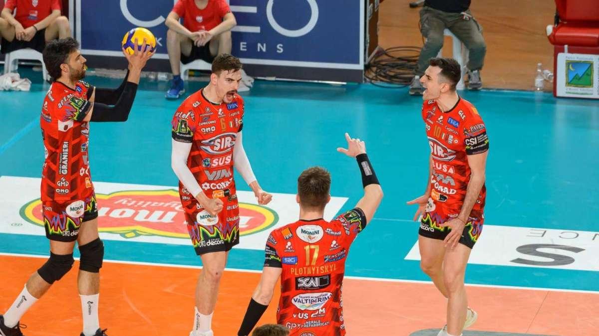 Così è andata la partita di ieri della Sir Susa Vim Perugia contro Civitanova