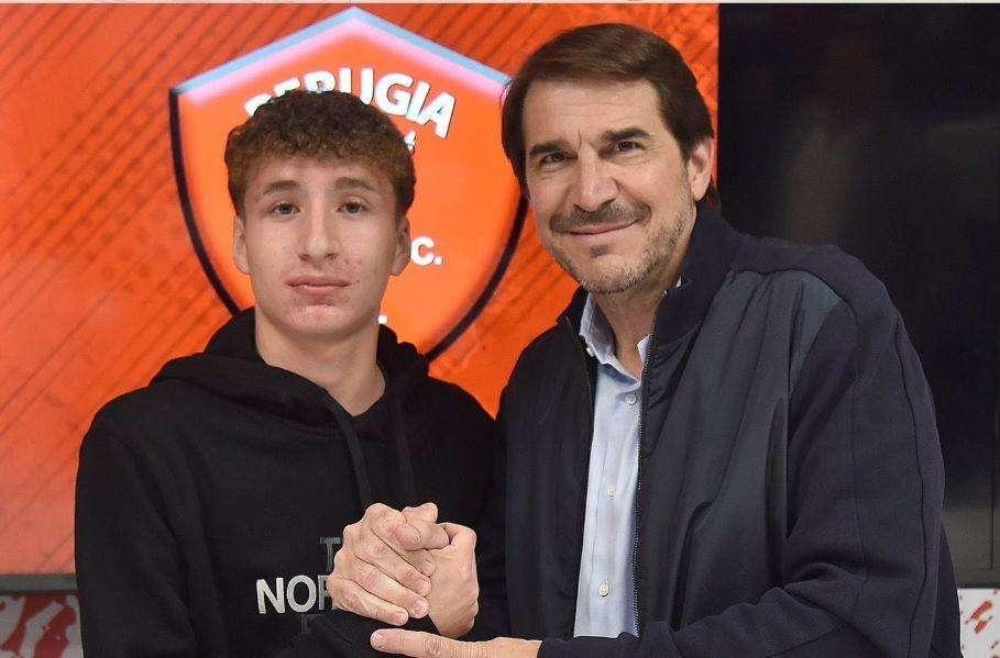 Il Perugia ha blindato il maggior talento della Primavera: ha firmato Perugini jr