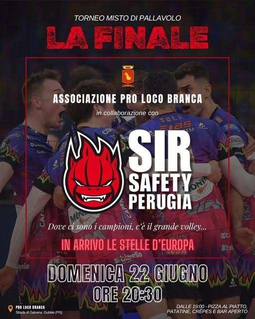 Anche Branca aspetta i campioni della Sir e il presidente Gino Sirci: appuntamento domenica