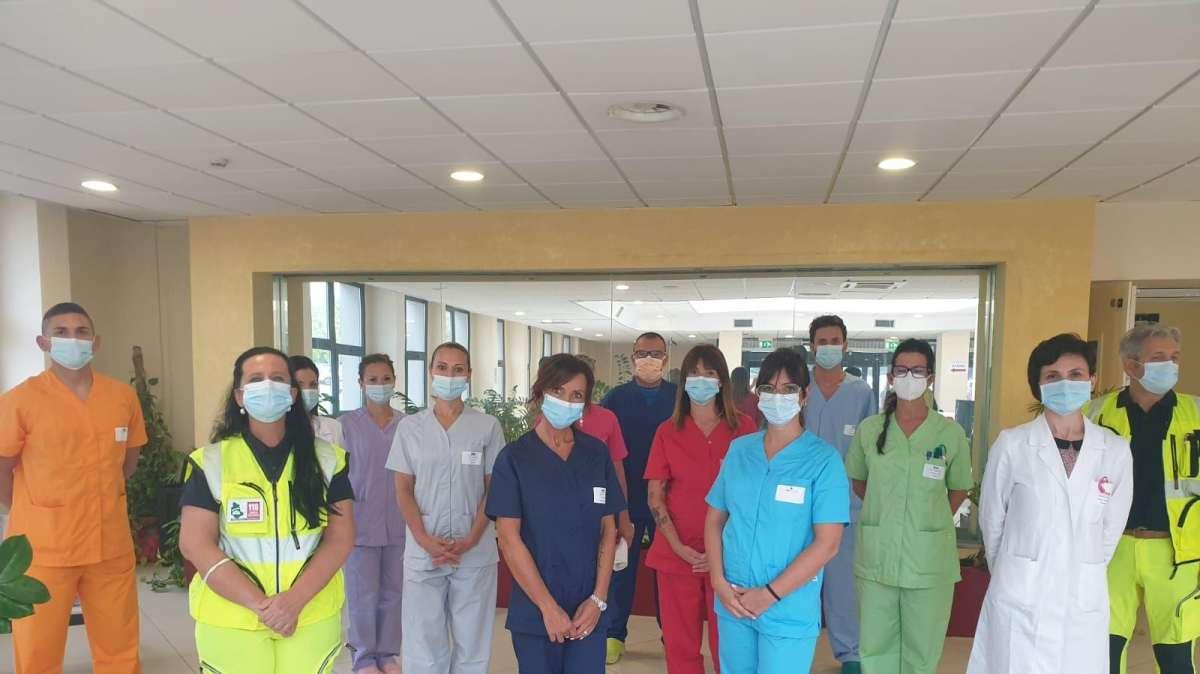 Quanti colori tra i dipendenti dell'Ospedale di Perugia! Una ventata di novità