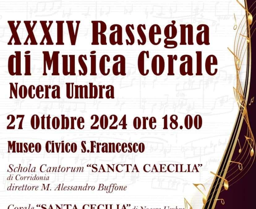 Domenica alle 18 a Nocera torna la Rassegna di musica corale