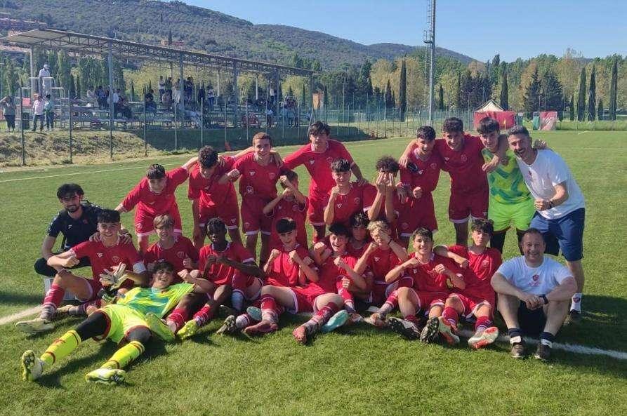 L'Under 15 del Perugia pareggia 2-2 nell'andata dei playoff contro il Monopoli