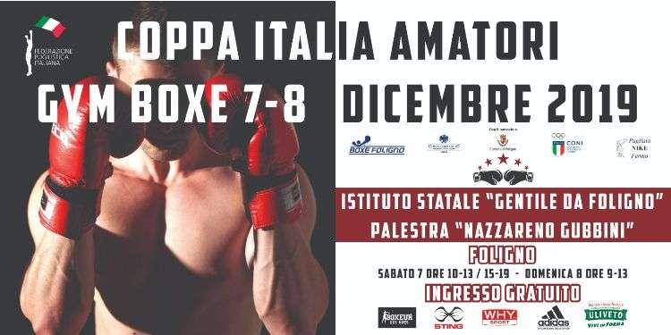 Domani e domenica in programma la Coppa Italia Gym Boxe per amatori
