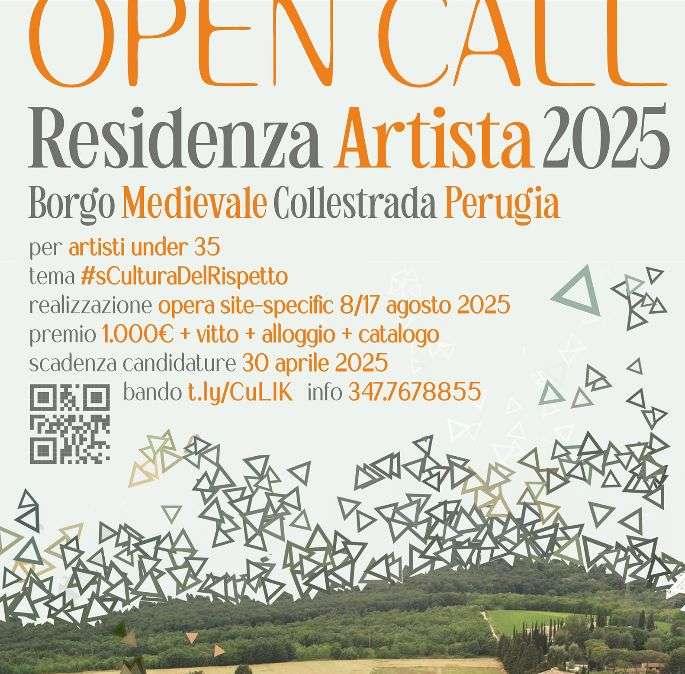 A Collestrada si ospitano artisti per progettare opere in dialogo con il borgo medievale