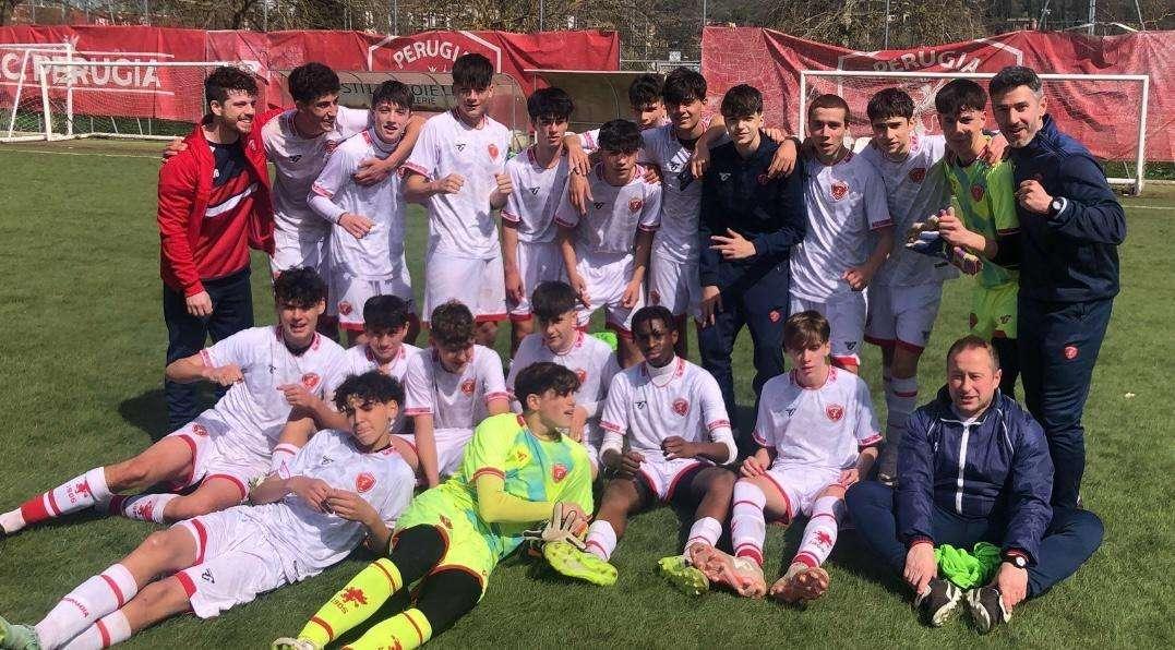 Under 15: Perugia-Gubbio 3-0 e terzo posto in classifica
