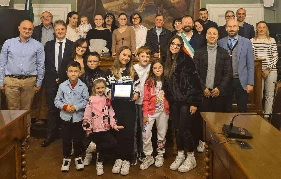 La campionessa italiana Giulia premiata come "Stella dello sport magionese"