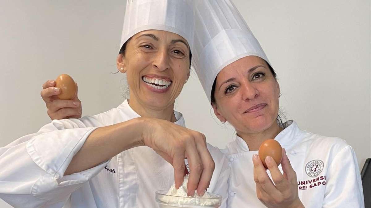Le chef Catia Ciofo e Donatella Aquili protagoniste sabato della cena di San Lorenzo a Lucignano