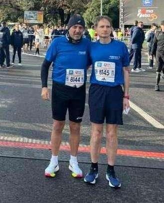 Complimenti a Giuseppe Schifone, non vedente, e alla sua guida Fabrizio Rondini! Insieme hanno portato a termine la RomaOstia! 