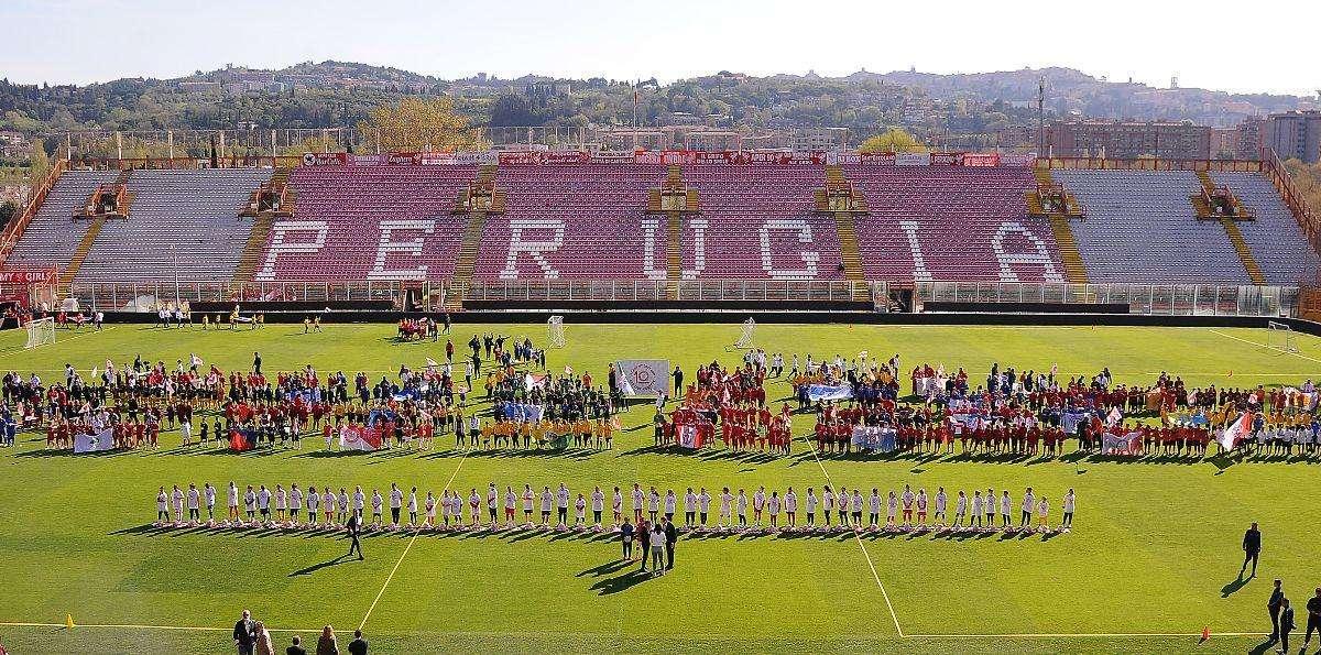 Oggi il gran finale all'Academy Cup allo Stadio Curi: un gran festa con tanti bambini e ospiti