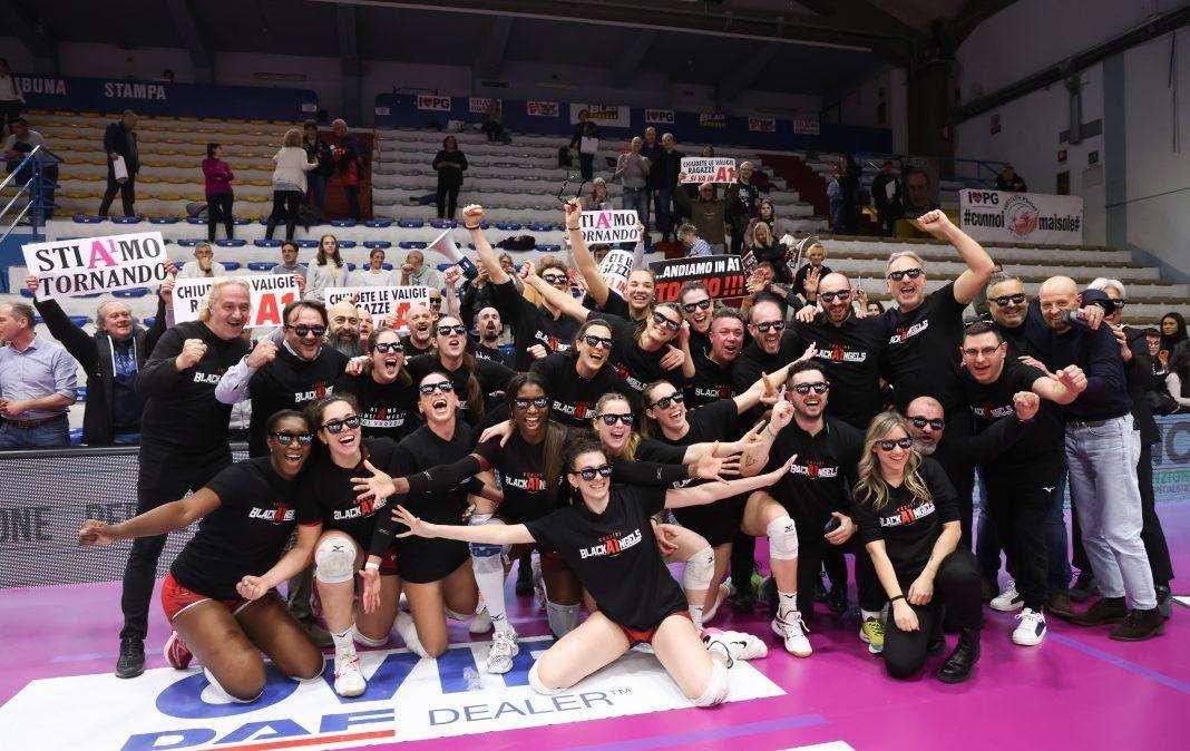 Anche la Bartoccini in festa! E' promozione in A1!