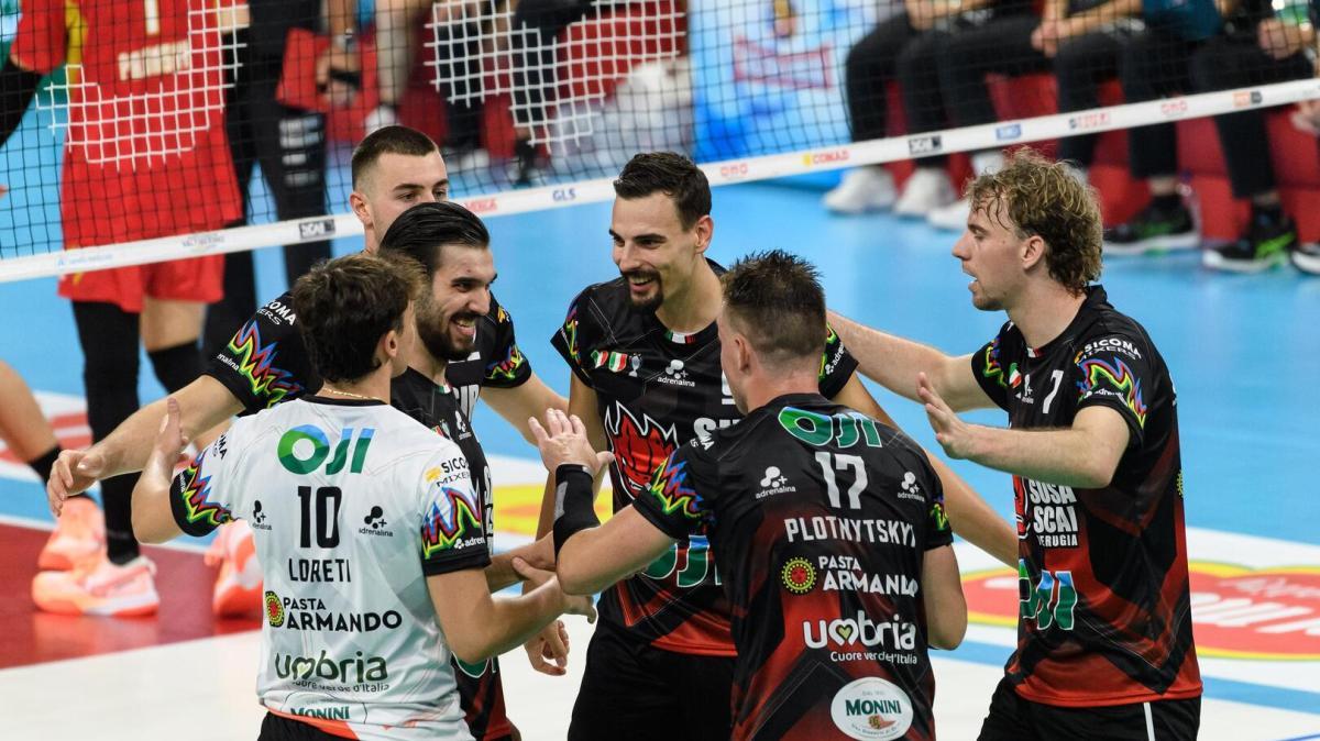 La Sir Susa Scai Perugia pronta per l'esordio stagionale in campionato a Cuneo