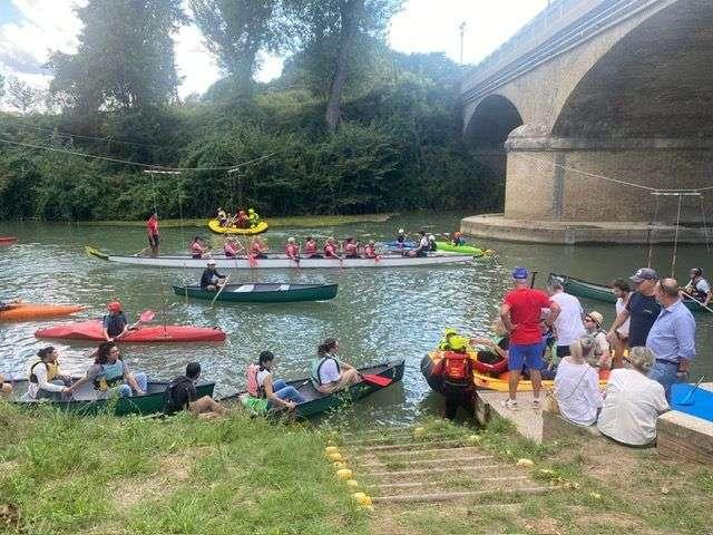 "La canoa è per tutti": suggestiva iniziativa a Città di Castello