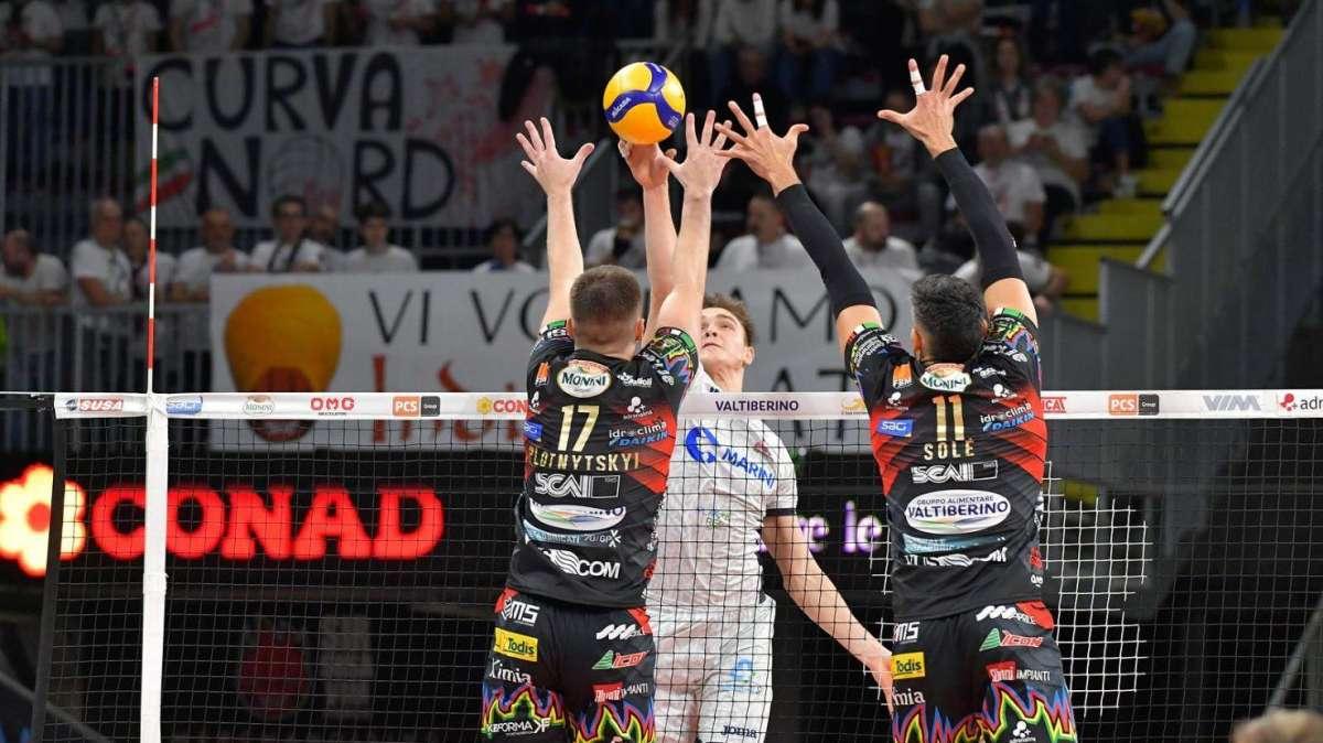 Nel volley maschile oggi si comincia con Trento-Sir Perugia, in campo alle 15.45