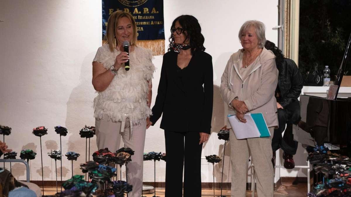 Monia Filippetti protagonista con Emanuela Miniati del “Fashion Concert” di "Monos & Carta in Fiore"