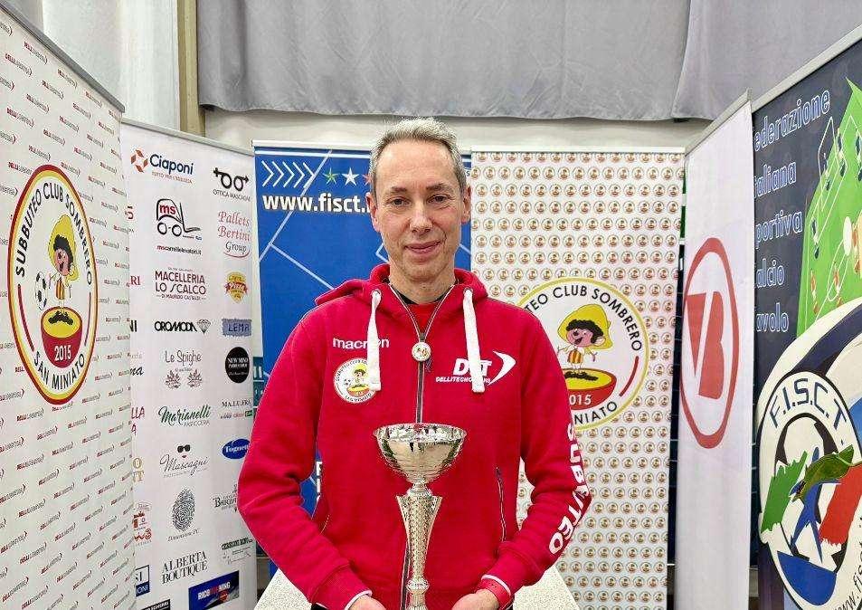 Giocatori perugini protagonisti al Trofeo San Miniato di Subbuteo: successo di Santanicchia su Flamini